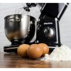 electriQ 5.2L 1500W Stand Mixer with 3 Mixing Attachments - Black