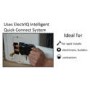 GRADE A1 - electriQ 9000 BTU Panasonic Powered Quick Connector Smart Wall Mounted Split Air Conditioner with Heat Pump 4 meter