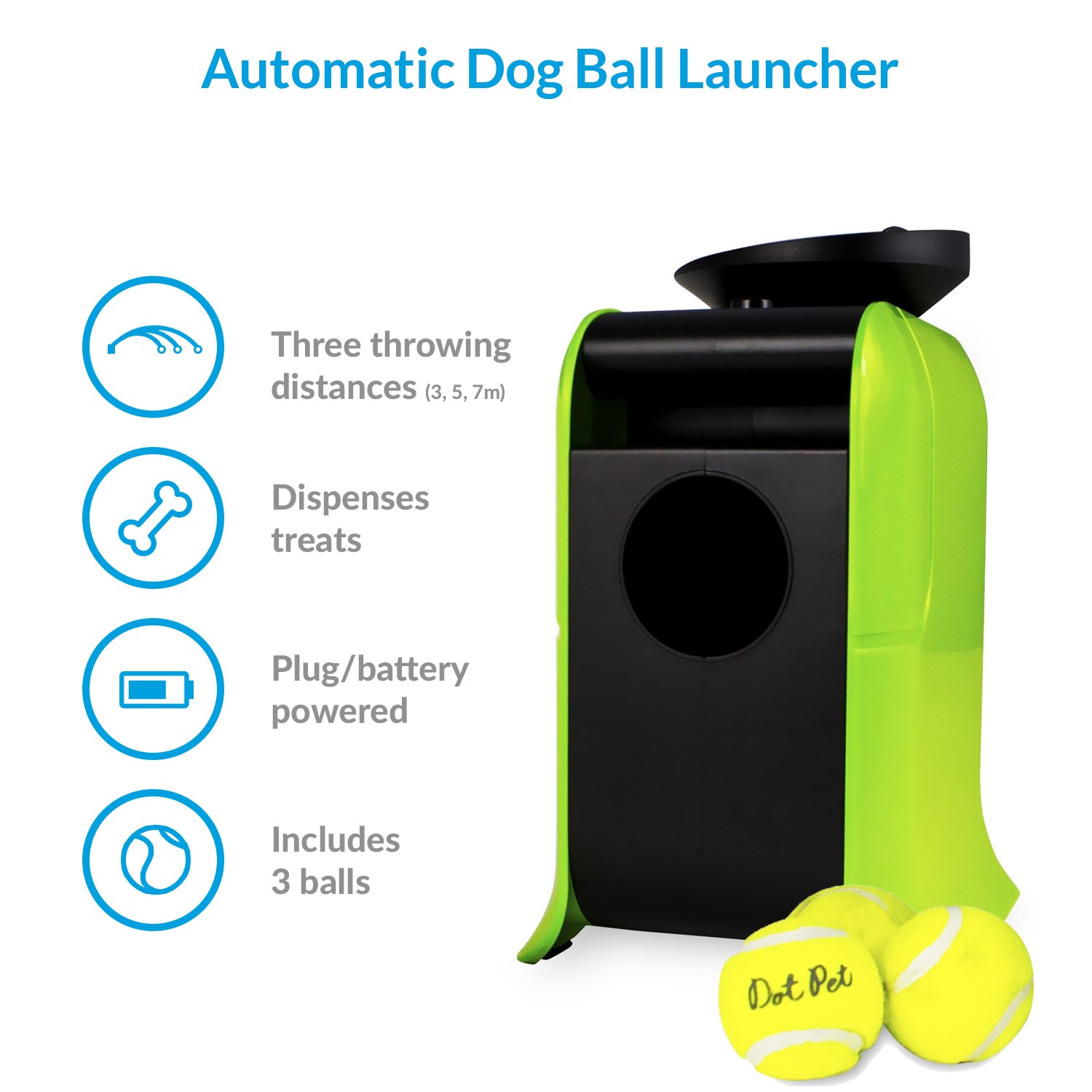 battery powered dog ball