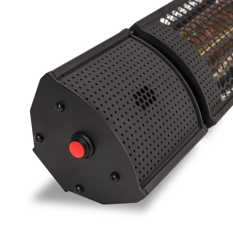 Refurbished Outdoor Electric Infrared Wall Mounted Patio Heater with Free Remote Control and Tilt Setting