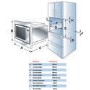 Refurbished electriQ Built-In 900W Microwave - Stainless Steel