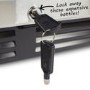 electriQ 60cm Wide 51 Bottle Dual Zone Wine Cooler - Stainless Steel/Black