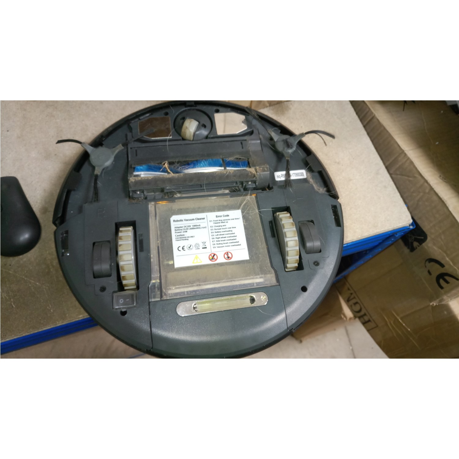 GRADE A2 electriQ Pet Robot Vacuum Cleaner with Wet Mop & WIFI Smart