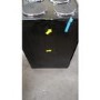 GRADE A3 - electriQ 50cm Electric Cooker with Single Oven and Solid Hotplate - Black