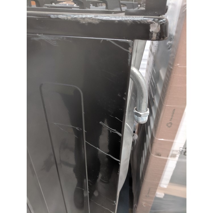 GRADE A3 - electriQ 90cm Dual Fuel Double Oven Range Cooker