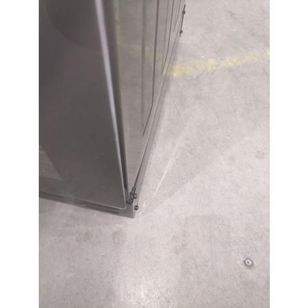 GRADE A2 - electriQ 60cm Electric Cooker with Double Oven and Ceramic Hob in Black