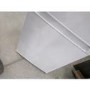 GRADE A3 - electriQ Freestanding 50/50 Split 155L Fridge Freezer - White 