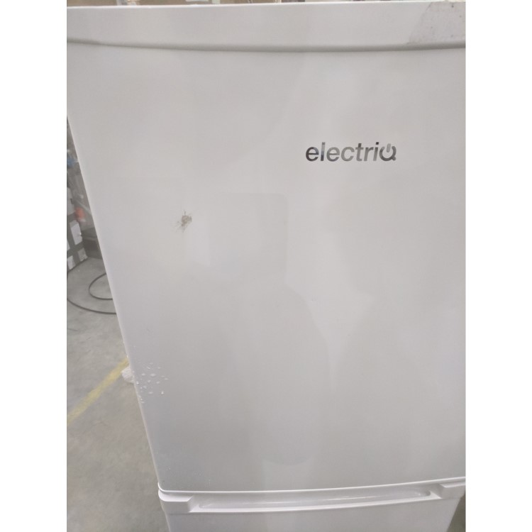 GRADE A3 - electriQ Freestanding 50/50 Split 155L Fridge Freezer - White 