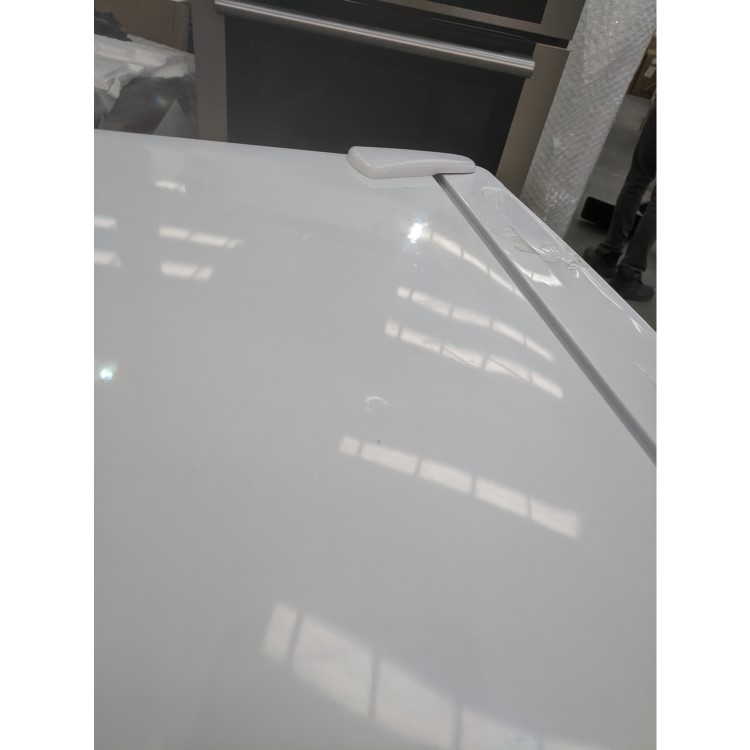GRADE A3 - electriQ Freestanding 50/50 Split 155L Fridge Freezer - White 