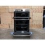 Refurbished electriQ EQDO1STEEL 60cm Double Built In Electric Oven Stainless Steel