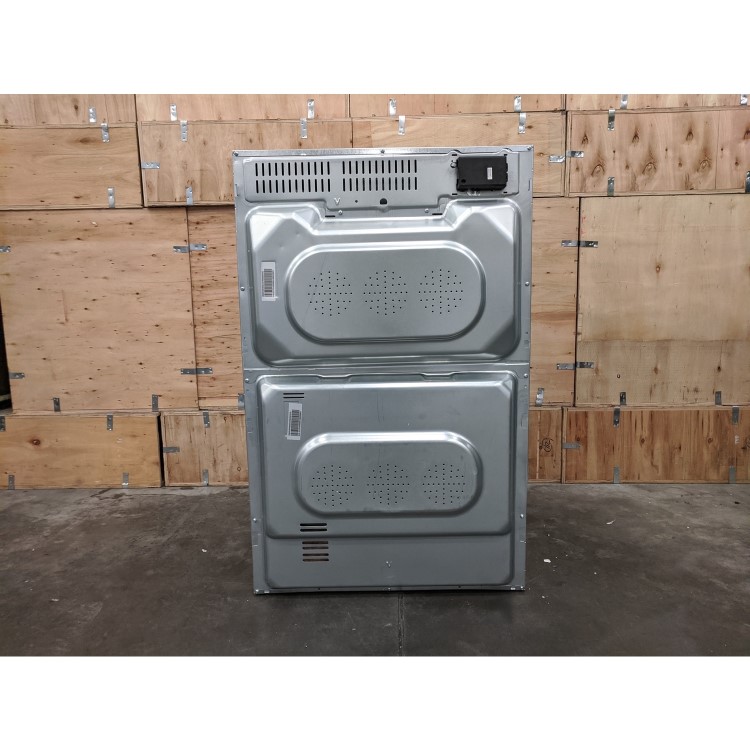 Refurbished electriQ EQDO1STEEL 60cm Double Built In Electric Oven Stainless Steel