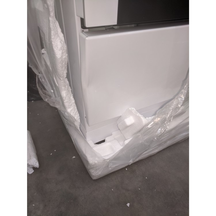 GRADE A3 - electriQ 50cm Gas Cooker with Single Oven in White
