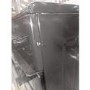 GRADE A2 - electriQ 60cm Electric Cooker with Double Oven and Ceramic Hob in Black