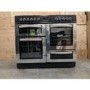 Refurbished electriQ EQRANGE100SS 100cm Dual Fuel Double Oven Range Cooker Stainless Steel