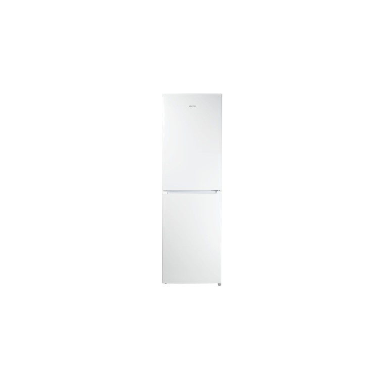 GRADE A2 - electriQ 231 Litre Freestanding Fridge Freezer 50/50 Split Frost Free 55cm Wide - White