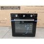 GRADE A3 - electriQ Extra Large Capacity 73 Litre Built in Electric Fan Assisted Black Single Oven - Supplied with a plug