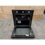 GRADE A3 - electriQ Extra Large Capacity 73 Litre Built in Electric Fan Assisted Black Single Oven - Supplied with a plug