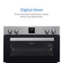GRADE A3 - electriQ Electric Built In Double Oven - Stainless Steel