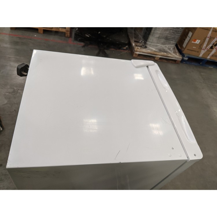 GRADE A3 - electriQ EQFF130 155 Litre Freestanding Fridge Freezer 50/50 Split A+ Energy Rating 50cm Wide - White