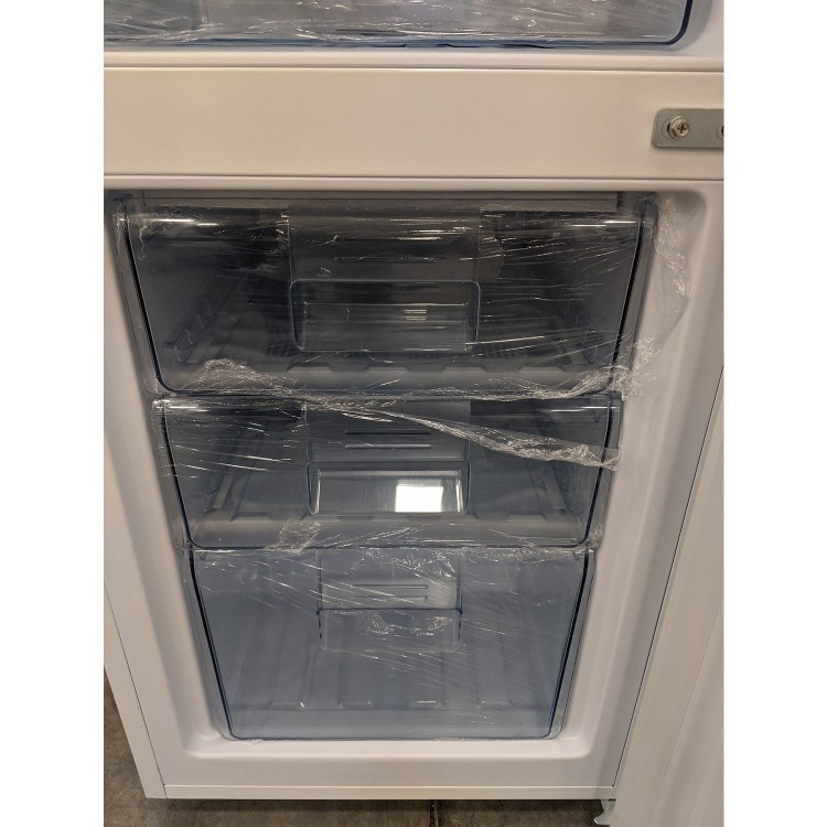 GRADE A3 - electriQ EQFF130 155 Litre Freestanding Fridge Freezer 50/50 Split A+ Energy Rating 50cm Wide - White
