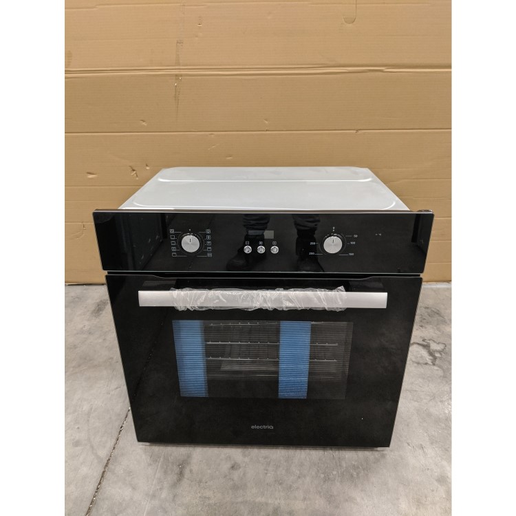 GRADE A2 - electriQ 65 litre 9 Function Full Fan Electric Single Oven - Supplied with a plug 