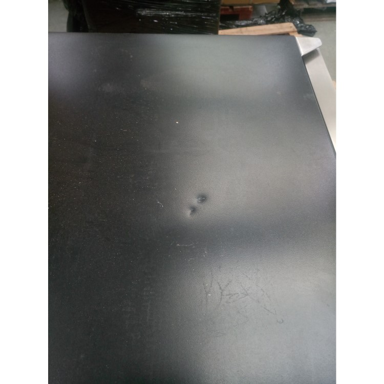 GRADE A2 - electriQ 36 Bottle Freestanding Under Counter Wine Cooler Dual Zone 60cm Wide 82cm Tall - Stainless Steel