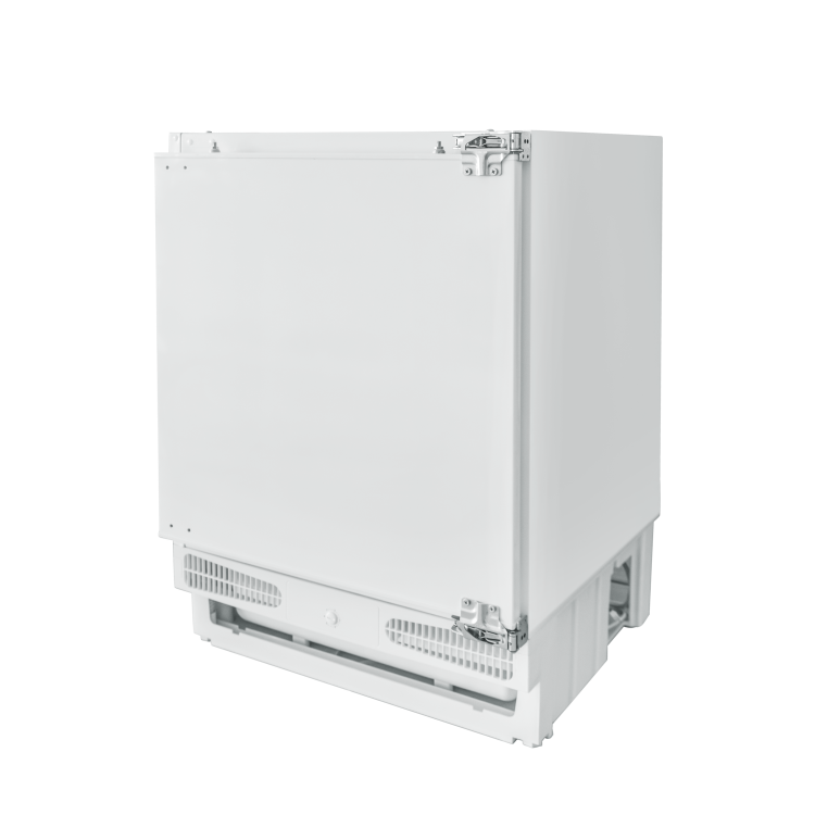 GRADE A2 - electriQ 60cm Wide 133L Integrated Under Counter Larder Fridge - White