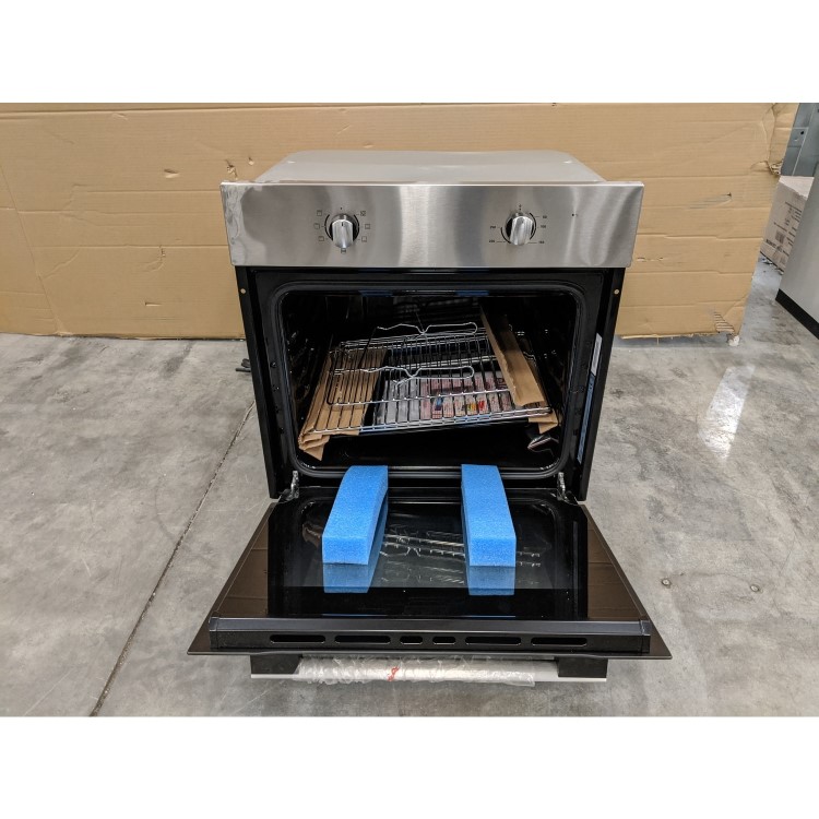GRADE A2 - electriQ 70 litre 6 Function Built in Static Electric Single Oven - supplied with a plug