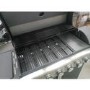GRADE A3 - The Kentucky Premium 6 + 1 Burner Black Gas BBQ 