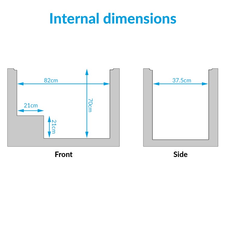 GRADE A3 - electriQ 198L Chest Freezer - White