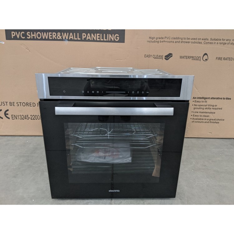 GRADE A3 - electriQ 72L 13 Function Full Fan Touch Control Single Oven in Stainless Steel