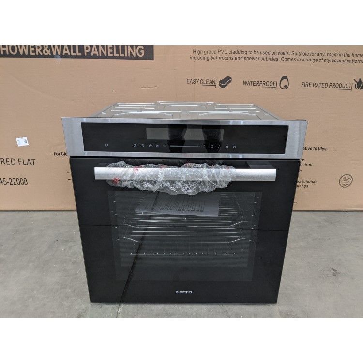 GRADE A3 - electriQ 72L 13 Function Full Fan Touch Control Single Oven in Stainless Steel