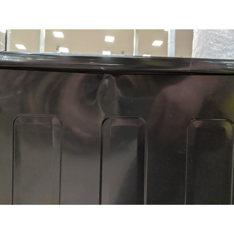 GRADE A3 - electriQ 60cm Electric Cooker with Double Oven and Ceramic Hob in Black