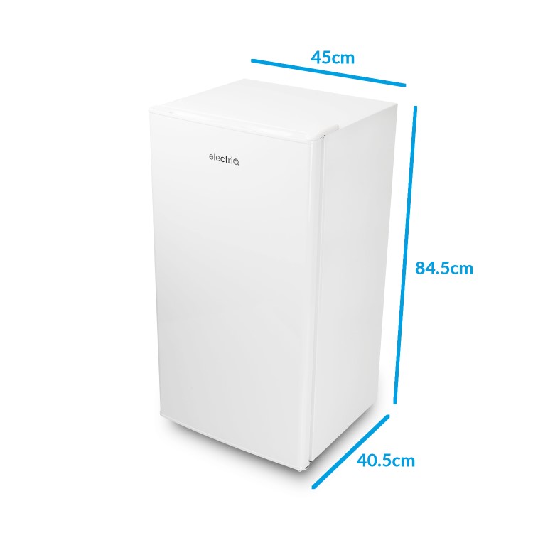 GRADE A2 - electriQ 45cm Freestanding Under Counter Larder Fridge - White