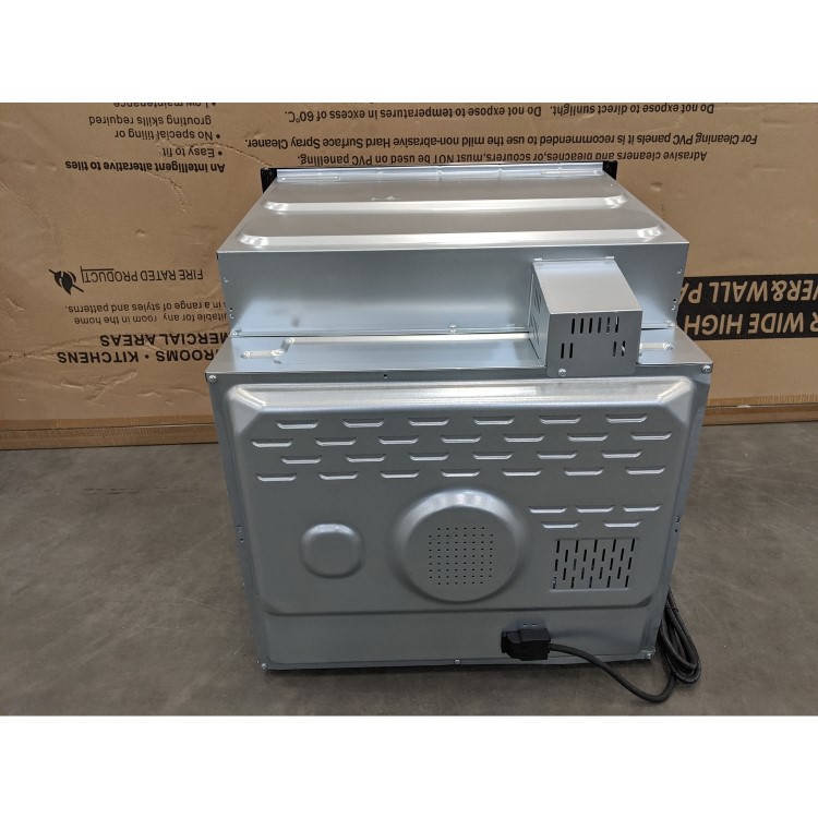 Refurbished electriQ EQOVENM2 60cm Single Built In Electric Oven Stainless Steel
