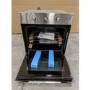 GRADE A3 - electriQ 65 Litre 8 Function Fan Assisted Electric Single Oven in Stainless Steel - Supplied  with plug