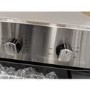 GRADE A3 - electriQ 65 Litre 8 Function Fan Assisted Electric Single Oven in Stainless Steel - Supplied  with plug