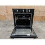 GRADE A3 - electriQ Extra Large Capacity 73 Litre Built in Electric Fan Assisted Black Single Oven - Supplied with a plug