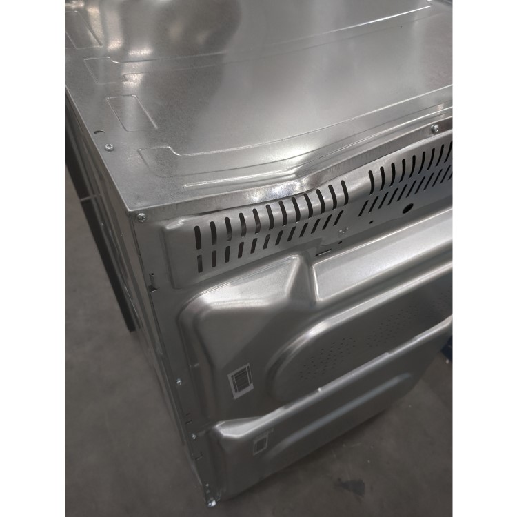 Refurbished electriQ EQDO1BLACK 60cm Double Built In Electric Oven Black