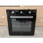 GRADE A3 - electriQ Extra Large Capacity 73 Litre Built in Electric Fan Assisted Black Single Oven - Supplied with a plug