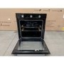 GRADE A3 - electriQ Extra Large Capacity 73 Litre Built in Electric Fan Assisted Black Single Oven - Supplied with a plug