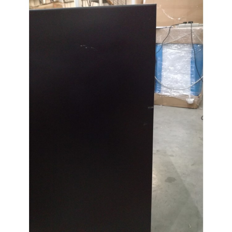 GRADE A3 - electriQ 51 Bottle Freestanding Under Counter Wine Cooler Dual Zone 60cm Wide 82cm Tall - Stainless Steel