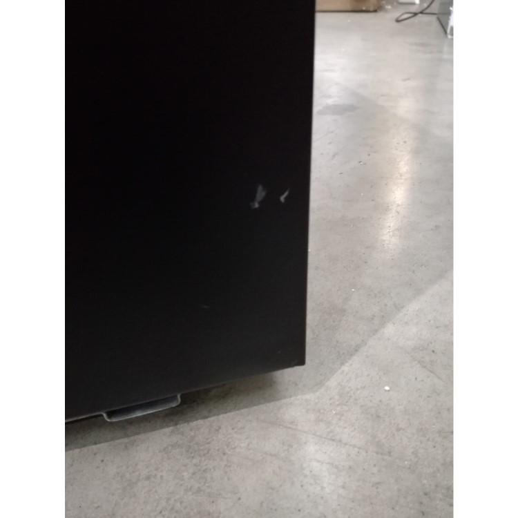 GRADE A3 - electriQ 51 Bottle Freestanding Under Counter Wine Cooler Dual Zone 60cm Wide 82cm Tall - Stainless Steel