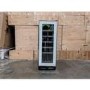 Refurbished electriQ EQWINECH30WHITE Freestanding 18 Bottle Single Zone Under Counter Wine Cooler White