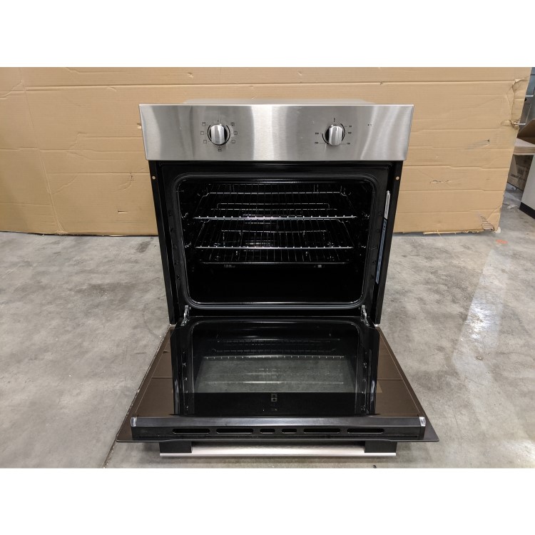 Refurbished electriQ EQOVENM1 60cm Single Built In Electric Oven Stainless Steel