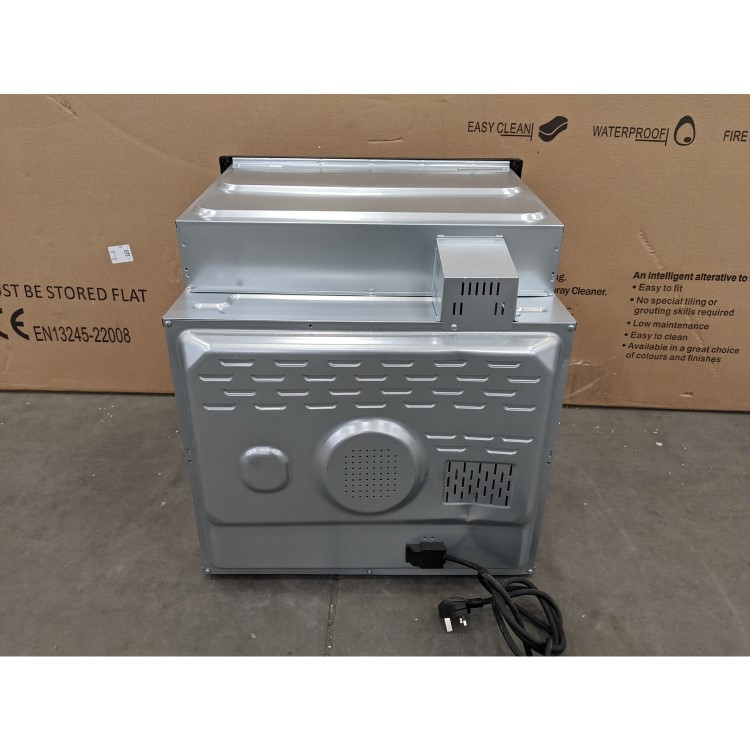 Refurbished electriQ EQOVENM1BLACK 60cm Single Built In Electric Oven Black