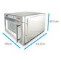 Refurbished electriQ 1800W 30L Freestanding Programmable Commercial Microwave