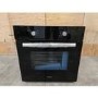 Refurbished electriQ EQOVENM1BLACK 60cm Single Built In Electric Oven Black