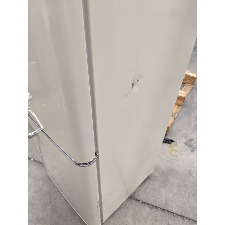GRADE A3 - electriQ EQ6040RETROCREAM 244 Litre Freestanding Fridge Freezer Retro 60/40 Split Frost Free 55cm Wide - Cream