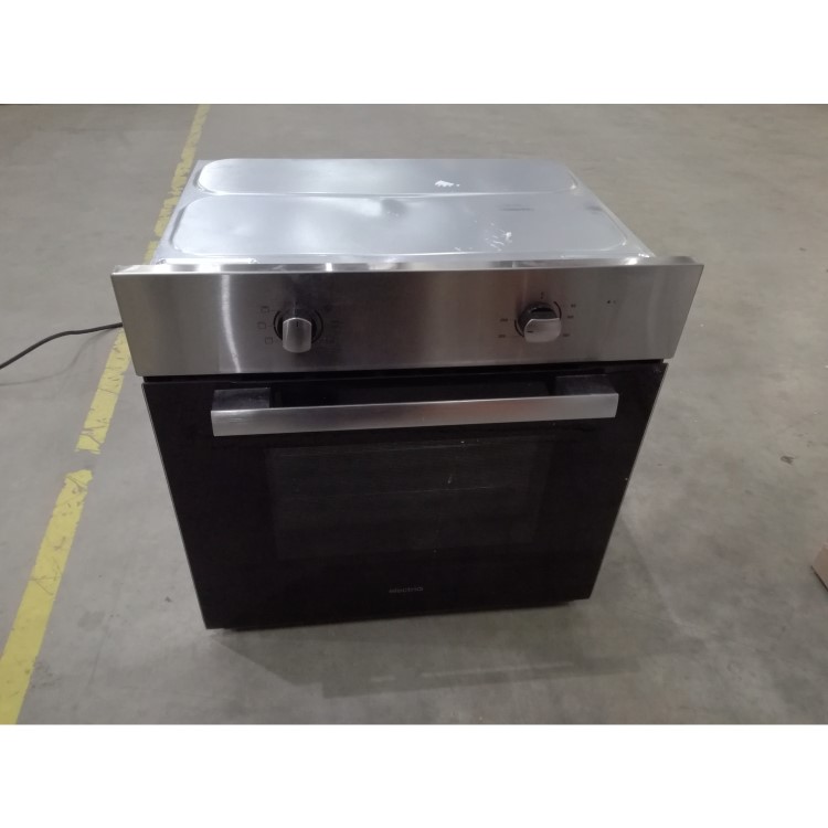 GRADE A3 - electriQ 70 litre 6 Function Built in Static Electric Single Oven - supplied with a plug